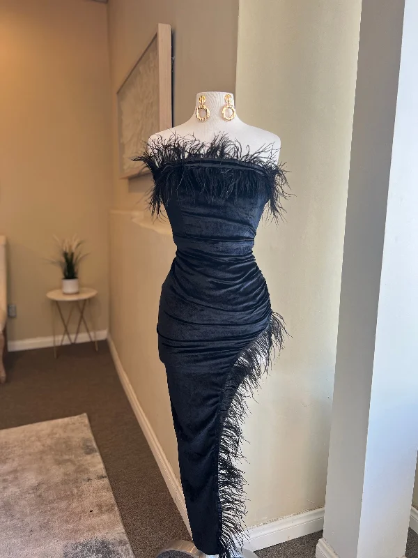 Tube Feather Firm Dress