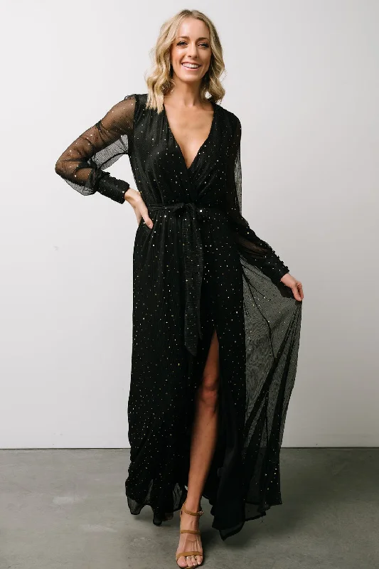 Abigail Sparkle Gown | Black