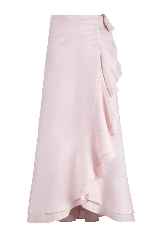 Golestan Ruffle Skirt in Pink